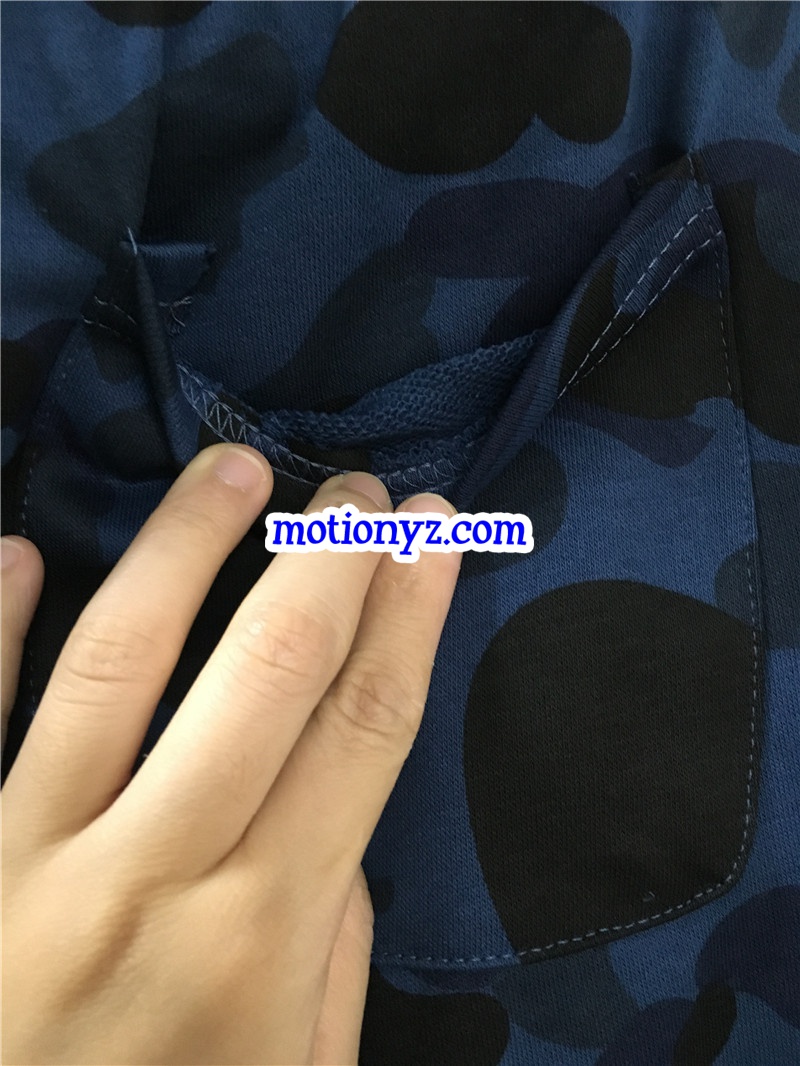 Blue Bape Camo Shorts